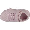 Svetloružové dievčenské tenisky Skechers Uno Lite