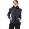 Tmavomodrá dámska športová bunda Jack Wolfskin Tasman Jkt W