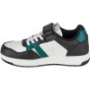 Bielo-čierno-zelené chlapčenské tenisky Joma Platea Low Jr 2515