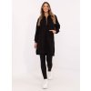 Čierna dámska súprava s dlhou mikinou
