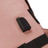 Peterson Ružový priestranný cestovný batoh s USB portom