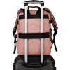 Peterson Ružový priestranný cestovný batoh s USB portom