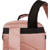 Peterson Ružový priestranný cestovný batoh s USB portom