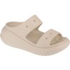 Béžové nazuváky na platforme Crocs Classic Crush Sandal