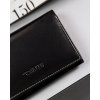 Cavaldi Čierna hladká kožená peňaženka M531