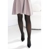 Čierne dámske elastické zateplené pančuchy