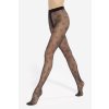 Čierne dámske vzorované silonky Gatta Lovely 20 deň