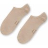 Béžové členkové bambusové ponožky Art. 094