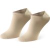 Béžové členkové bambusové ponožky Art. 094