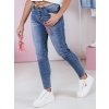Dámske tmavomodré slim fit džínsy DENIMFIT