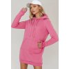 Dámska ružová dlhá oversize mikina / šaty TIMMY