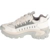 Bielo-sivé pánske kožené tenisky Caterpillar Intruder Met