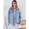 Svetlomodrá dámska oversize džínsová bunda KATAFIT