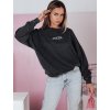 Grafitová dámska mikina HALOAURA