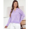 Lila dámsky svetrík s golierom VISTILLA