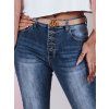 Tmavomodré dámske slim fit džínsy SKYFINE