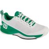 Bielo-zelené pánske športové tenisky Wilson Rush Pro 4.5 Clay