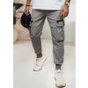 Sivé pánske cargo nohavice