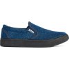 Modré brokátové tenisky slip-on