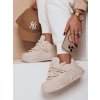 Dámske béžové tenisky na platforme LALANDRA