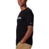 Čierne pánske tričko Columbia CSC Basic Logo SS Tee