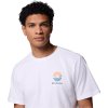 Biele pánske tričko s potlačou Columbia Kettle River Outdoor Tee