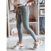 Svetlomodré dámske skinny džínsy s odreninami ICONON