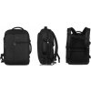 Peterson Čierny vodeodolný cestovný batoh s priestorom na notebook