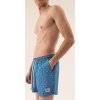 Modré vzorované pánske plavecké šortky Henderson