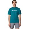 Tyrkysové pánske tričko s krátkym rukávom Columbia CSC Basic Logo SS Tee