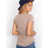 Dámske tmavobéžové tričko