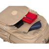Peterson Béžový priestranný športový plecniak