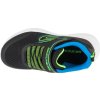 Čierne detské tenisky s modro-zelenými detailmi Skechers Dynamatic - Swift Tread