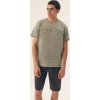 Pánske krátke pyžamo s pruhovaným tričkom Henderson Premium Deli