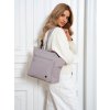 Peterson Dámska lila shopper kabelka s vreckom na prednej strane