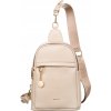 Rovicky svetlobéžová malá kabelka cez rameno