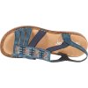 Modré dámske sandále Rieker Sandals