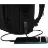 Peterson Čierny športový batoh s USB portom