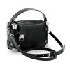Čierna dámska malá kabelka cez rameno NESSA (Veľkosť ONE SIZE)