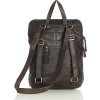 MARCO MAZZINI Tmavohnedý kožený batoh (Veľkosť ONE SIZE)