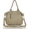 MARCO MAZZINI Béžová shopper bag s prednými vreckami (Veľkosť ONE SIZE)