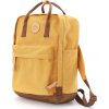Himawari Žlto-hnedý priestranný mestský batoh