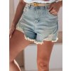 Dámske džínsové kraťase LIKE A STAR s kamienkami