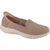 Béžové taupe dámske nazúvacie tenisky Skechers Slip-Ins On The Go Flex - Camellia