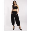 Čierne dámske nohavice s vreckami