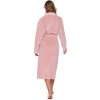 Doctor Nap svetlo ružový dámsky teplý župan