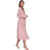 Doctor Nap svetlo ružový dámsky teplý župan