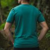 Zelené pánske bambusové tričko s krátkym rukávom