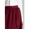 Sukňa s elegantnou sponou L060 Deep Red