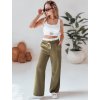 Dámsky dvojdielny komplet olivových nohavíc a rebrovaného topu LIFETIME